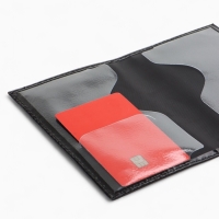 Обложка для паспорта, цвет чёрный