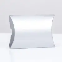 Коробка складная, подушка, серебреная, 11 х 8 х 2 см