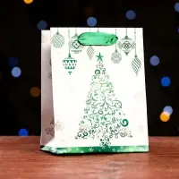 Пакет ламинированный &laquo;Новогодняя картина&raquo; 11.5&times;14.5&times;6 см