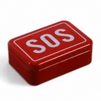 Коробка для выживания SOS, 9,3 х 6,5 х 3,2 см