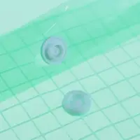 Папка-конверт на кнопке, А4, 120 мкм, Calligrata "Клетка", прозрачный, зелёный