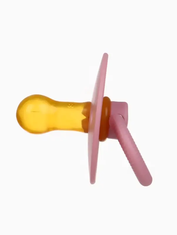 Соска - пустышка классическая, латекс, цв.пыльно-розовый, в контейнере, от 0 мес., M&B