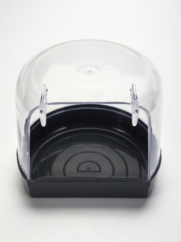 Купалка для птиц, внешняя 12 х 9 х 11 см, серая Купалка для птиц, внешняя 12 х 9 х 11 см, серая