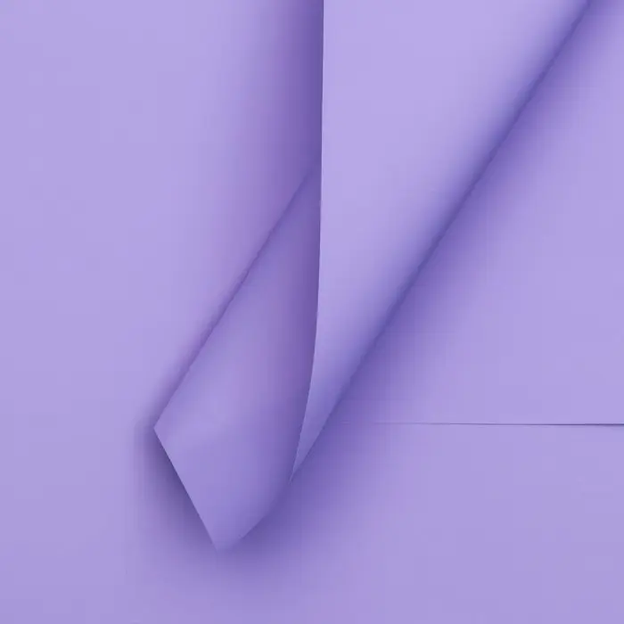 Пленка для цветов, светло - сиреневая, 57&times;57 см &plusmn;5% см