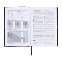 Ежедневник датированный 2025 года, А5, 176 листов ESCALADA, мягкая обложка из искусственной кожи, блинтовое тиснение, ляссе, блок 70 г/м2, чёрный