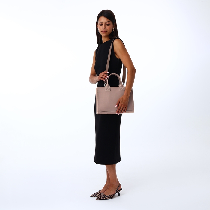 Сумка женская TEXTURA, тоут, средний размер, цвет бежевый Сумка женская TEXTURA, тоут, средний размер, цвет бежевый