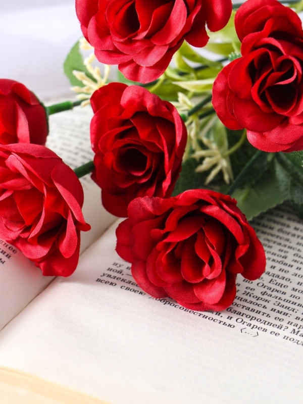 Букет "Леди роза галант" 27 см, микс