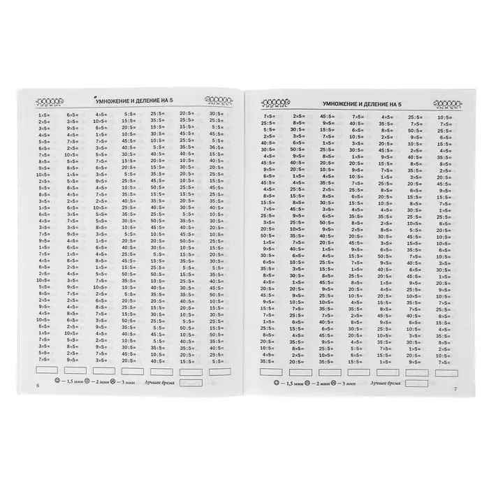 &laquo;3000 примеров по математике, 3 класс. Табличное умножение и деление&raquo;, Узорова О. В., Нефёдова Е. А.