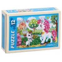 Пазлы &laquo;Чудесные единороги №25&raquo;, 12 элементов