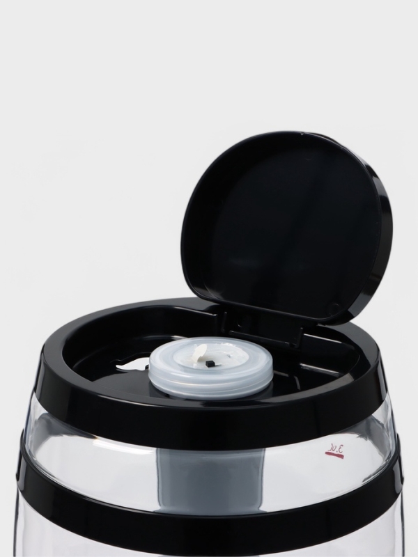 Пивной бочонок &laquo;Банный&raquo;, 3 л, ёмкость для льда, подсветка, пластик, чёрный