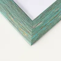 Фоторамка для фото 40х50 см "Luxe Elegance" пластик, морской, (пластик экран)