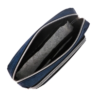 Пенал мягкий 2 отделения, 100 х 210 х 65 мм, объёмный, Calligrata, синий Пенал мягкий 2 отделения, 100 х 210 х 65 мм, объёмный, Calligrata, синий