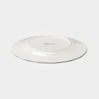 Тарелка Доляна &laquo;Романс&raquo;, d=19.5 см, костяной фарфор, белая