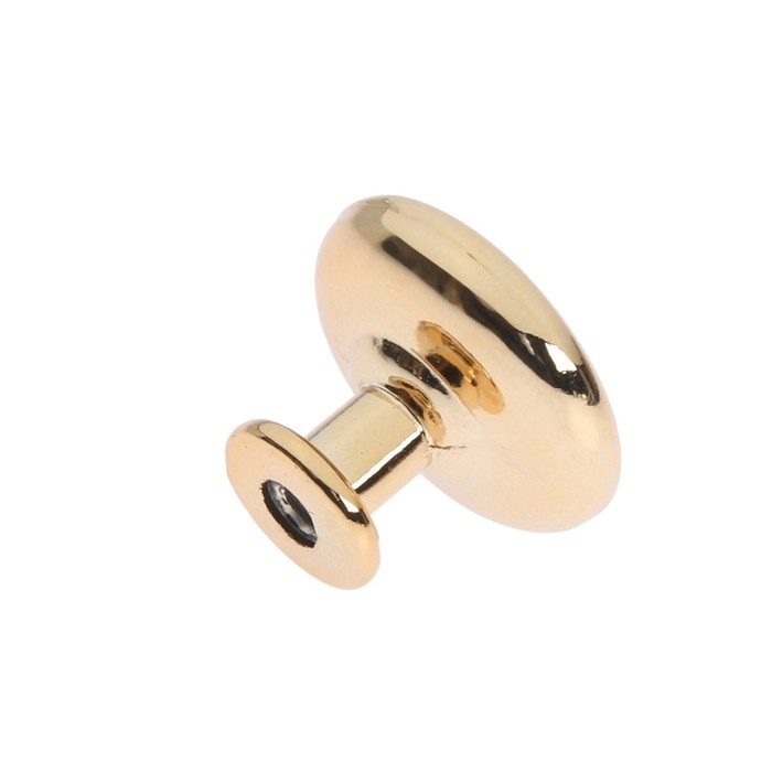 Ручка кнопка LIGHT PK036GP (MD112GP), цвет золото, 8 шт TMP