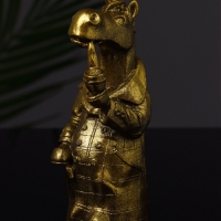 Статуэтка "Конь в пальто" 11х5 см, цвет золото