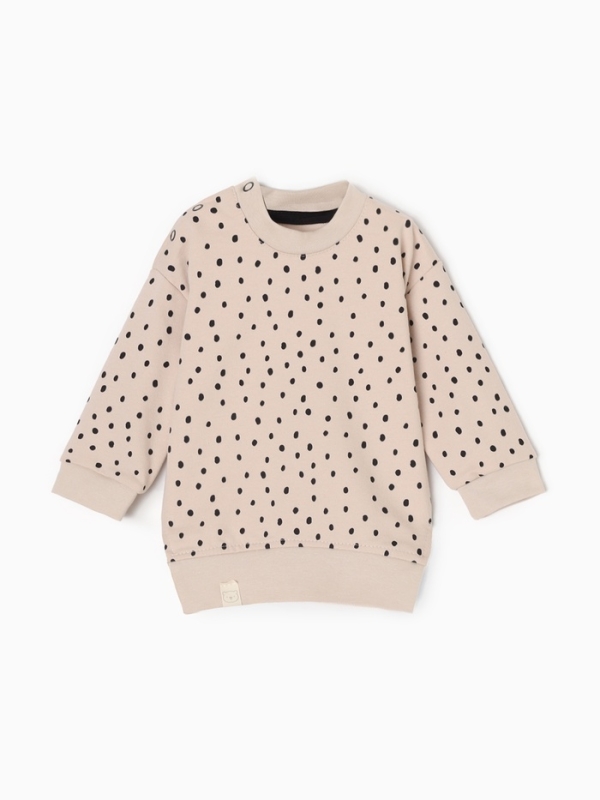 Джемпер Крошка Я "Киса", рост 80-86 см, бежевый