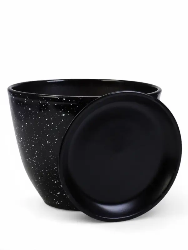 Горшок цветочный поддоном  8 л,  керамика, Гранит (М)