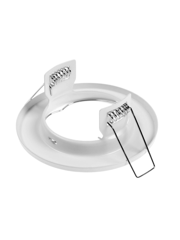 Светильник встраиваемый под лампу MR16, круг, металл, белый