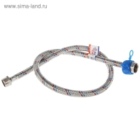 Подводка гибкая AquaKratos, гайка-штуцер, 80 см, нерж.сталь, с ключом для монтажа