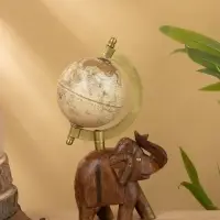 Глобус сувенирный, 11&times;8&times;21 см, подставка дерево