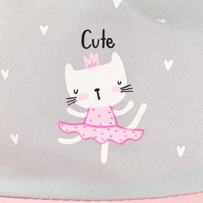 Кепка детская для девочки &laquo;Котик&raquo;, р-р. 48-50