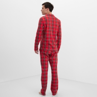 Пижама мужская KAFTAN "Клетка" размер 48