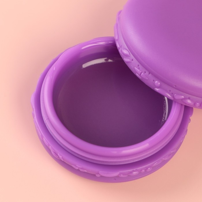 Блеск макарун в коробочке &laquo;Единорожка&raquo;, 10 г, аромат черники