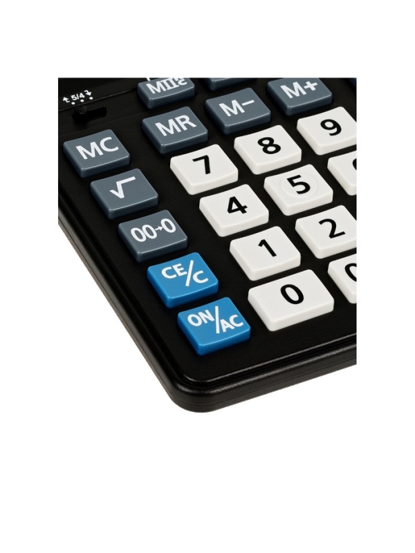 Калькулятор настольный Eleven Business Line CDB1201-BK, 12 разрядов, двойное питание, 155 х 205 х 35мм, черный