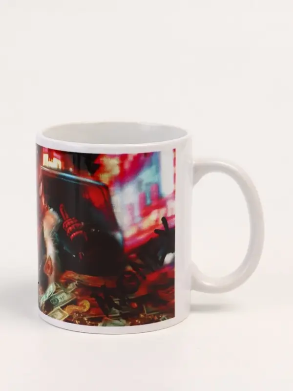 Кружка керамическаяв коробке &laquo;Человек паук деньги&raquo;, 320 мл