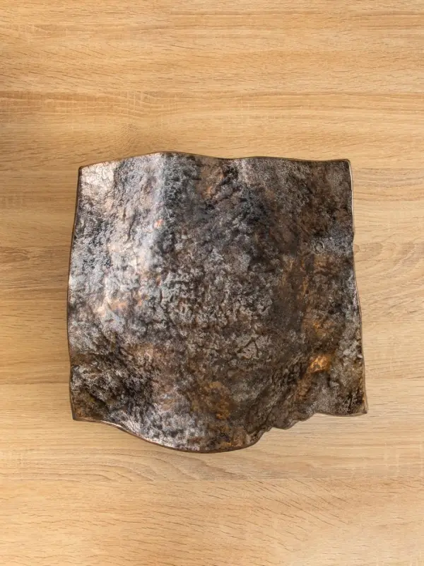 Блюдо квадратное 34х34х11 см, алюминий