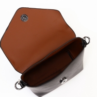 Сумка женская, 27*7*12, отд на молнии, длин ремень, черный Сумка женская, 27*7*12, отд на молнии, длин ремень, черный