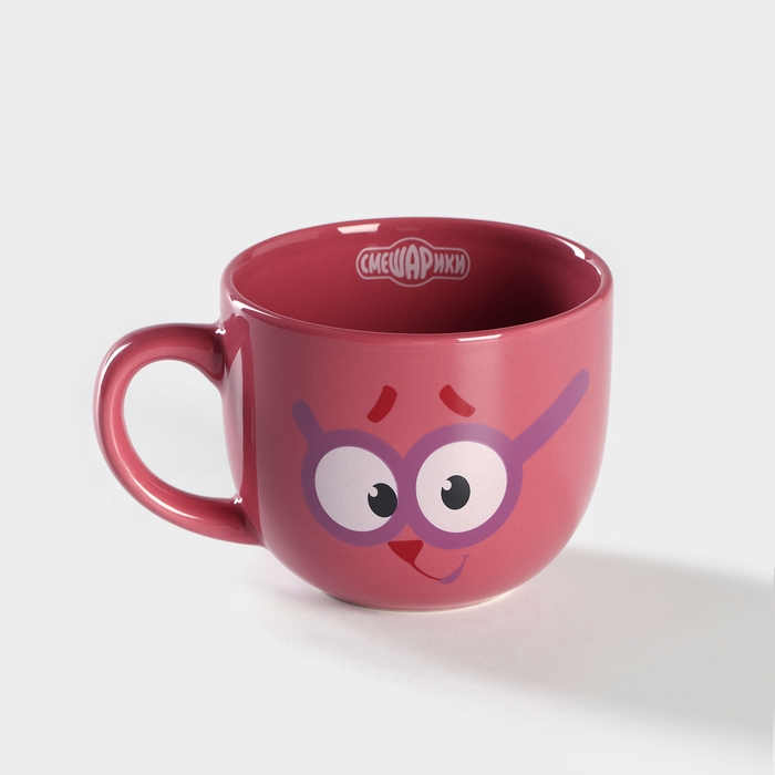 Кружка керамическая &laquo;Смешарики&raquo;, 270 мл, цвет красный