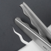 Ножницы «Волна», 9", 23 см, шаг - 18 мм, цвет чёрный Ножницы «Волна», 9", 23 см, шаг - 18 мм, цвет чёрный