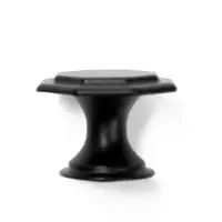 Ручка-кнопка ТУНДРА LIGHT РК034BL, цвет черный