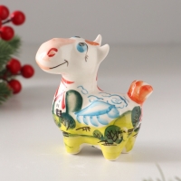 Статуэтка фарфоровая "Конь Пегас Город" /авторскмя роспись О.Огородникова/, 8 см