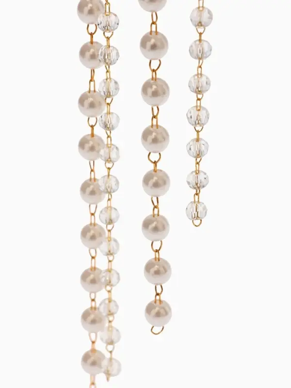 Украшение для волос &laquo;Паутина&raquo;, 50 см, белое в золоте