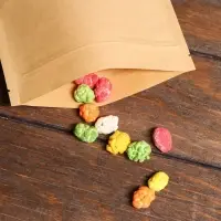 Пакет Zip - lock Крафт с прямоугольным окном, плоский, 16&times;26 см