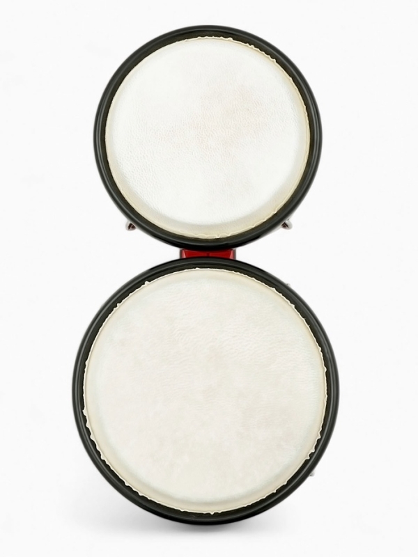 Барабан Бонго Music Life 6 х 7 дюймов, пластиковый, красный