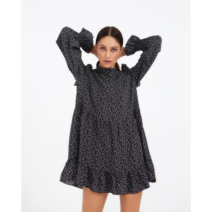 Платье женское MIST р. 42, черный Платье женское MIST р. 42, черный