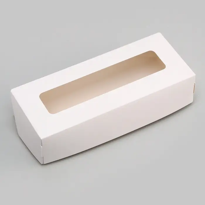 Коробка складная, белый, 17 х 7 х 4 см, 0,5 л