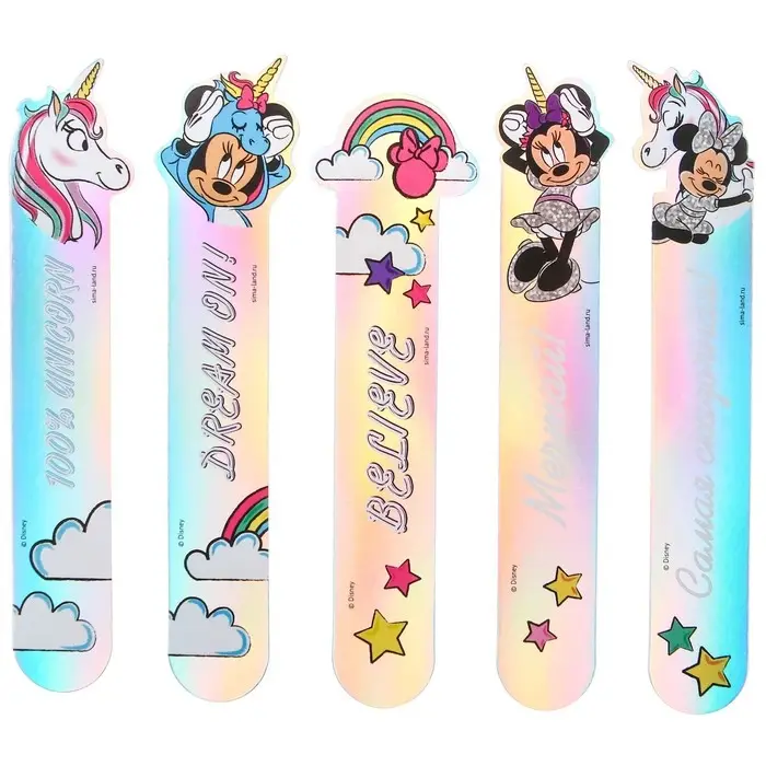 Закладки для книг, фигурные из картона, 5 шт. &laquo;Мечтай&raquo;, Минни Маус