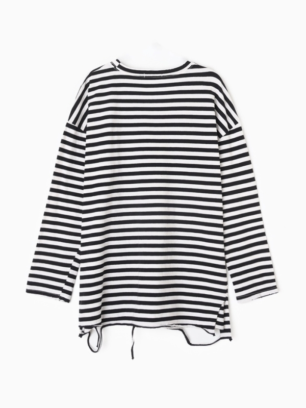 Лонгслив женский MINAKU: One Most Brand, широкая полоска, ONESIZE