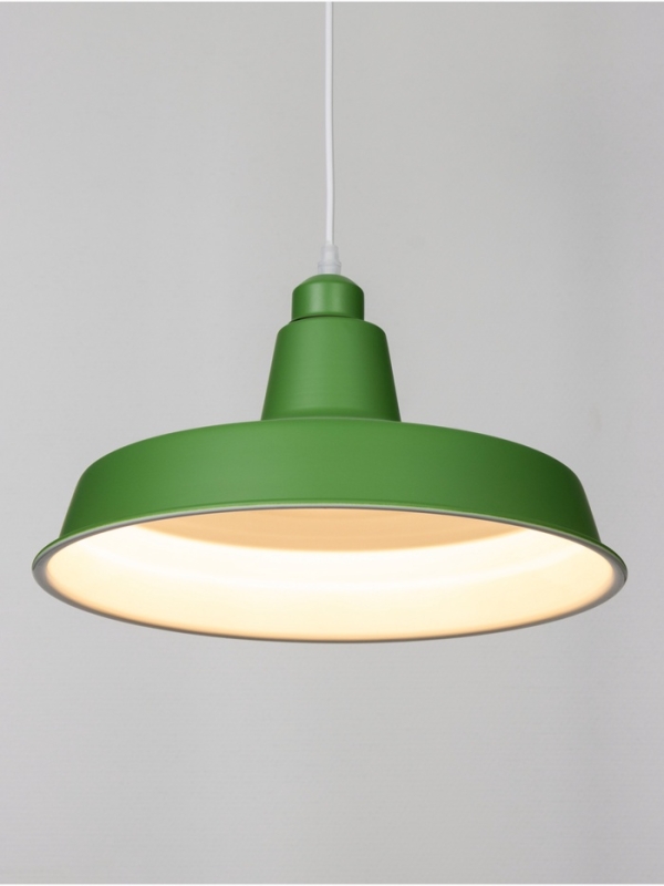 Светильник Ronald 1х40Вт Е27 пр-1м тёмно-оливковый 36х36х15см