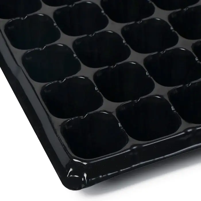 Кассета для рассады, на 72 ячейки, по 50 мл, из пластика, чёрная, 54&times;28&times;4 см, Greengo