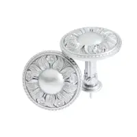 Крючок для штор CAPPIO KS031, d=95 мм, цвет серебро, 2 шт