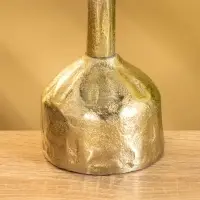 Подсвечник &laquo;Креманка&raquo;, 26 см, алюминий, золото