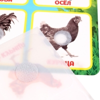 Развивающая игра на липучках &laquo;&lrm;Животные фермы&raquo;,&lrm; по методике Г. Домана