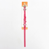 Ошейник с косынкой 32 х 1 см, ОШ 22-28, розовый