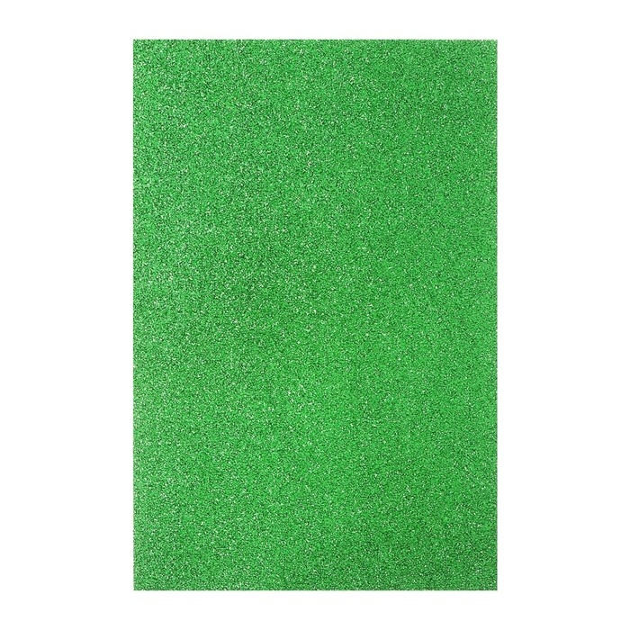 Набор "Пенка с блёстками" А4, 10 листов, 10 цветов, толщина 2 мм