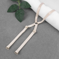 Бретели текстильные, крестообразные, 1 см, цвет бежевый Бретели текстильные, крестообразные, 1 см, цвет бежевый